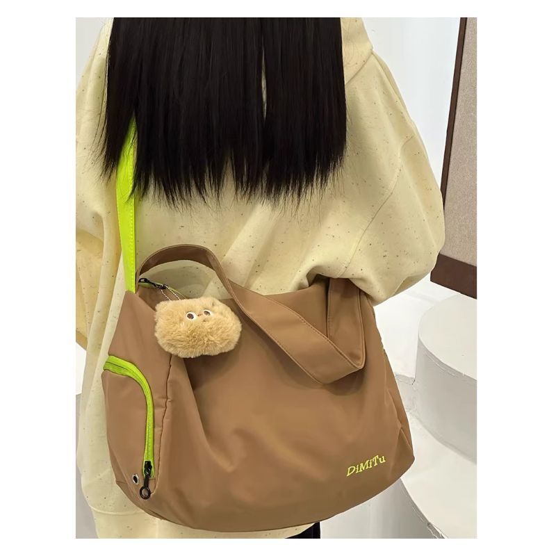 Short Trip Shoulder Crossbody for Women, Casual Commuting Sports Gym Yoga Bag, College Student Class Bag