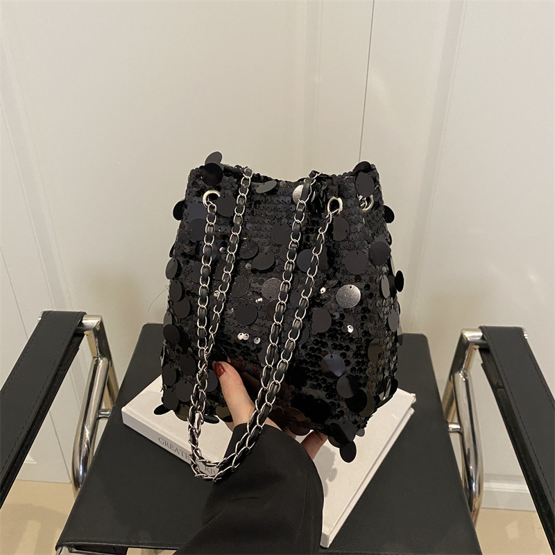 Free Shipping High Value Sequin Evening Bag for Women Shiny Mini Crossbody Bag Sparkly Clutch Purse