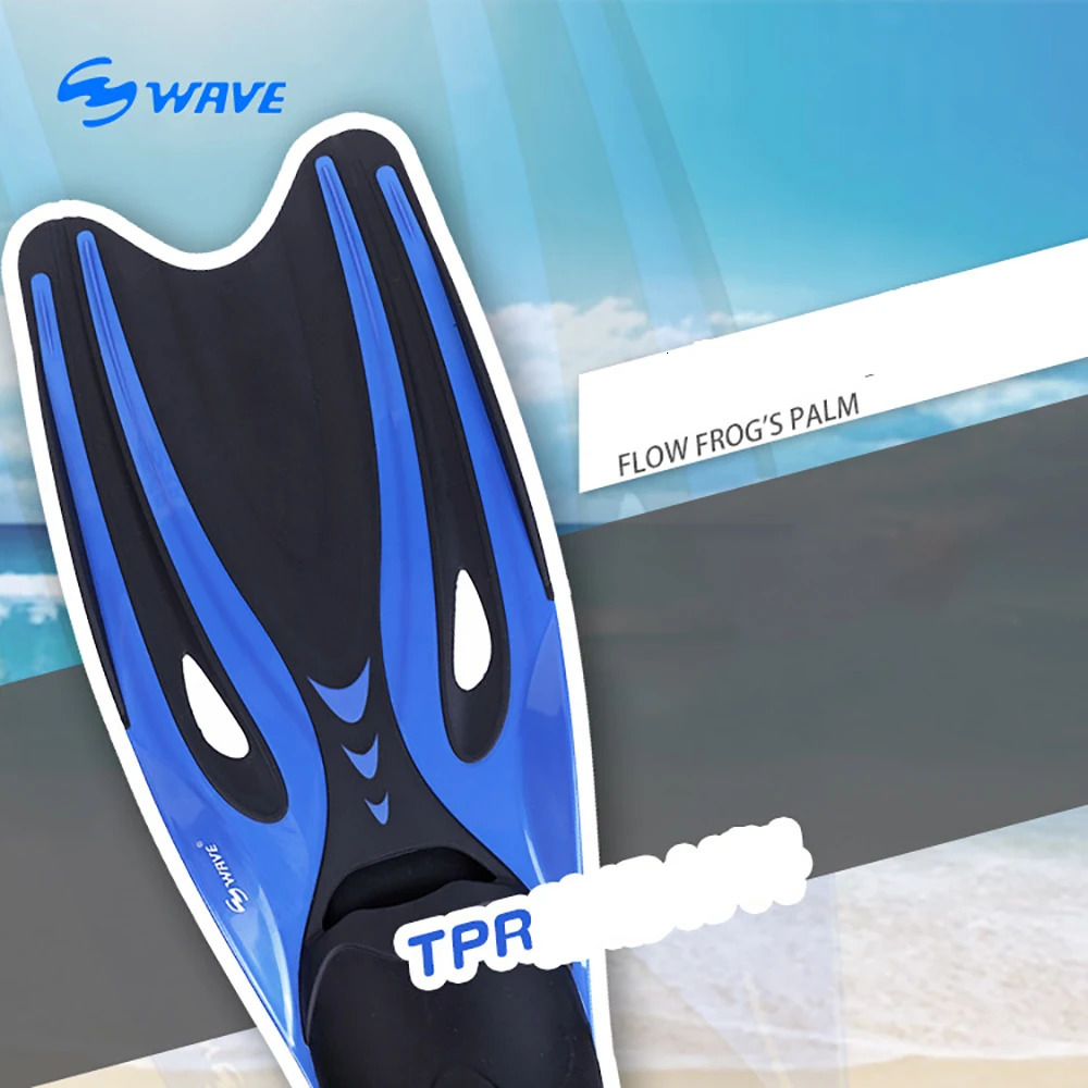 Professional Diving Fins Flexible Comfort TPR NonSlip Swimming Rubber Snorkeling Swim Flippers Water Sports Beach Shoes 260312