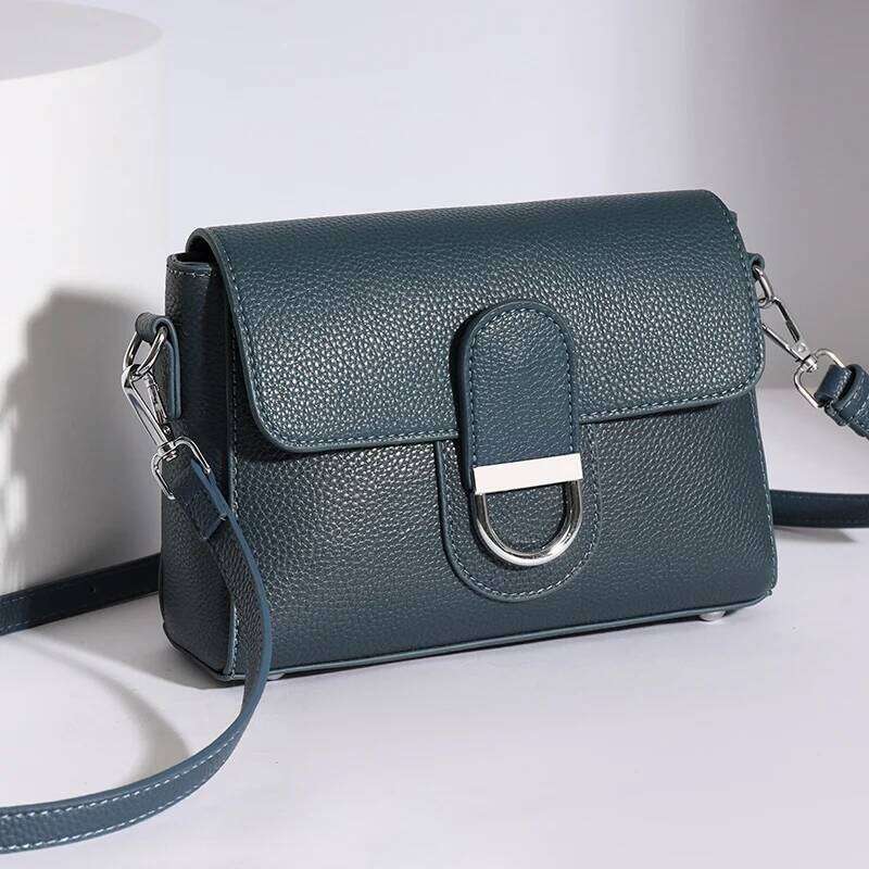 Luxury Cowhide Crossbody For Women Travel Handbag Fashion Shoulder Messenger Ladies Small Flap Bag QIBALIANGPIN