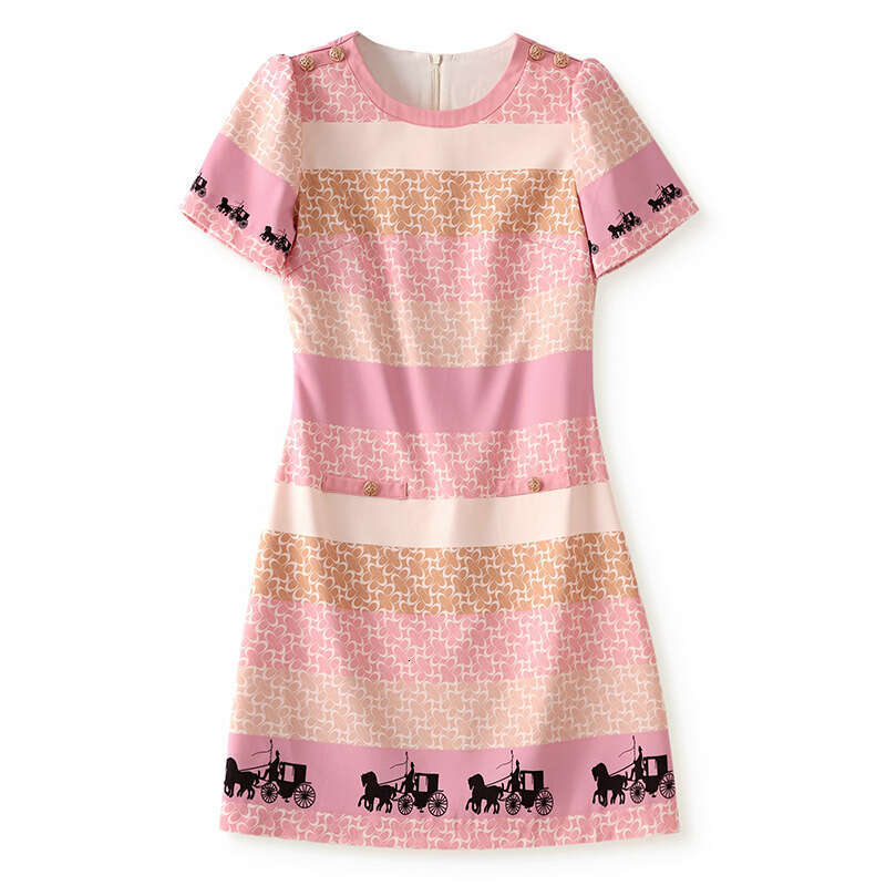 Summer Women's Elegant Age-Reducing Waist-Slimming A-Line Dress Slimming Design Qipao Hanfu Silk