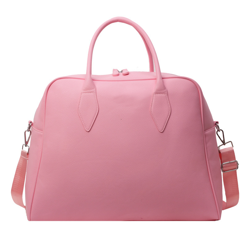 2026 new minimalist large capacity shoulder bag, lightweight and fashionable travel bag, solid color Boston yoga and fitness bag, handbag designer bag