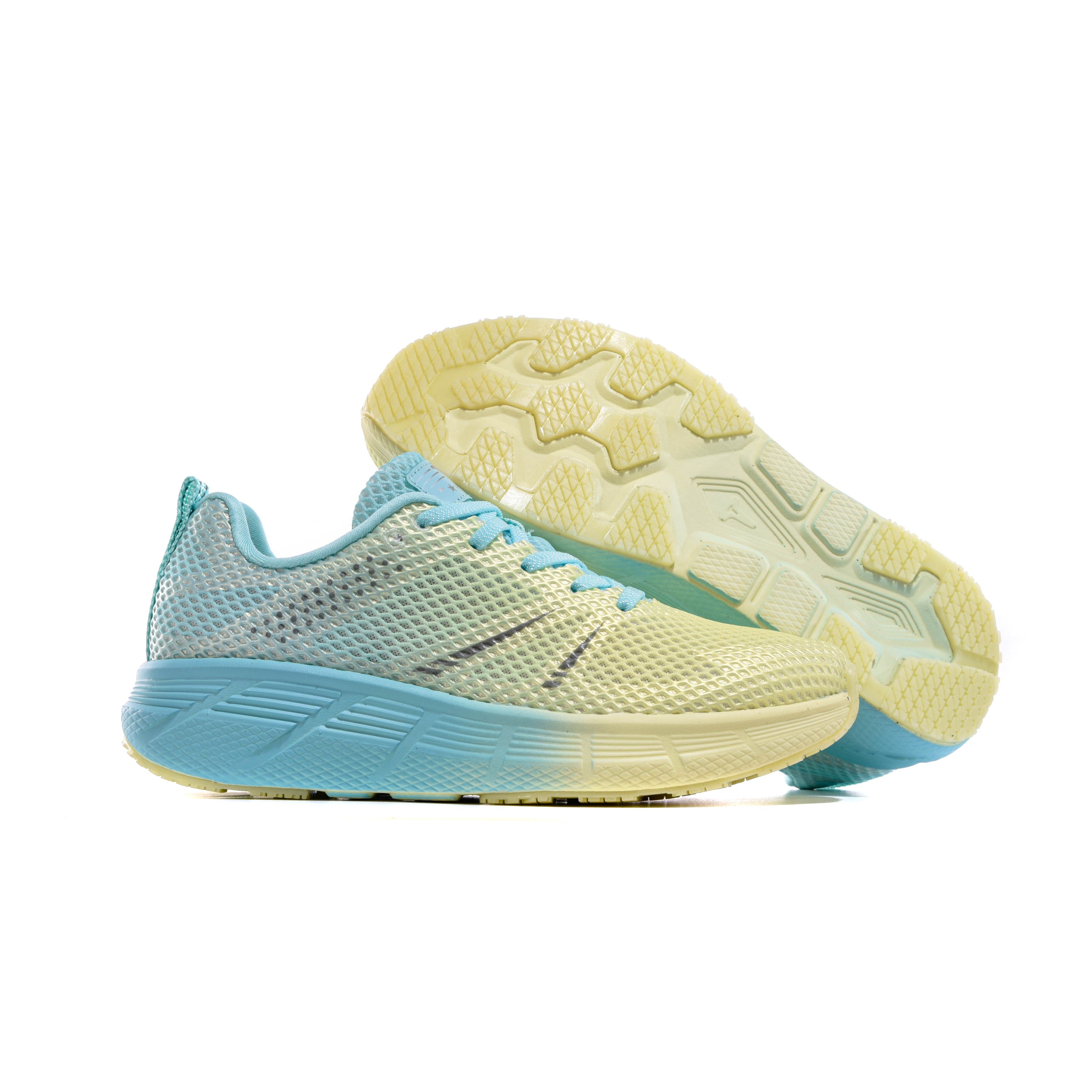 TREEPERI Casual running shoes, thick-soled cushioned running shoes, unisex marathon racing training shoes, rope skipping aerobics, shock-absorbing bre
