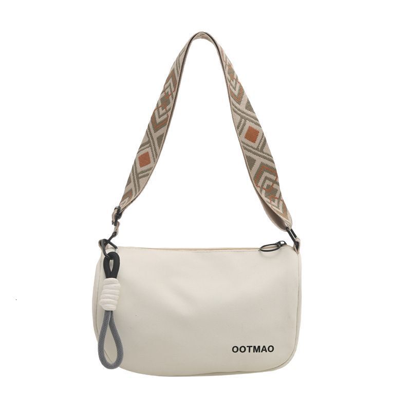 Free Shipping High Value Casual Wide Shoulder Strap Small for Women 2025 New Fashion Simple Boston High-Value Niche Crossbody Bag