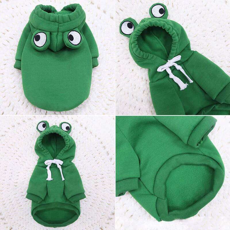 Pet Dog Cosplay Costume For Small Medium Dogs Cats Cute Adjustable Puppy Hooded Clothing With Elastic Chihuahua Bulldog Outfits