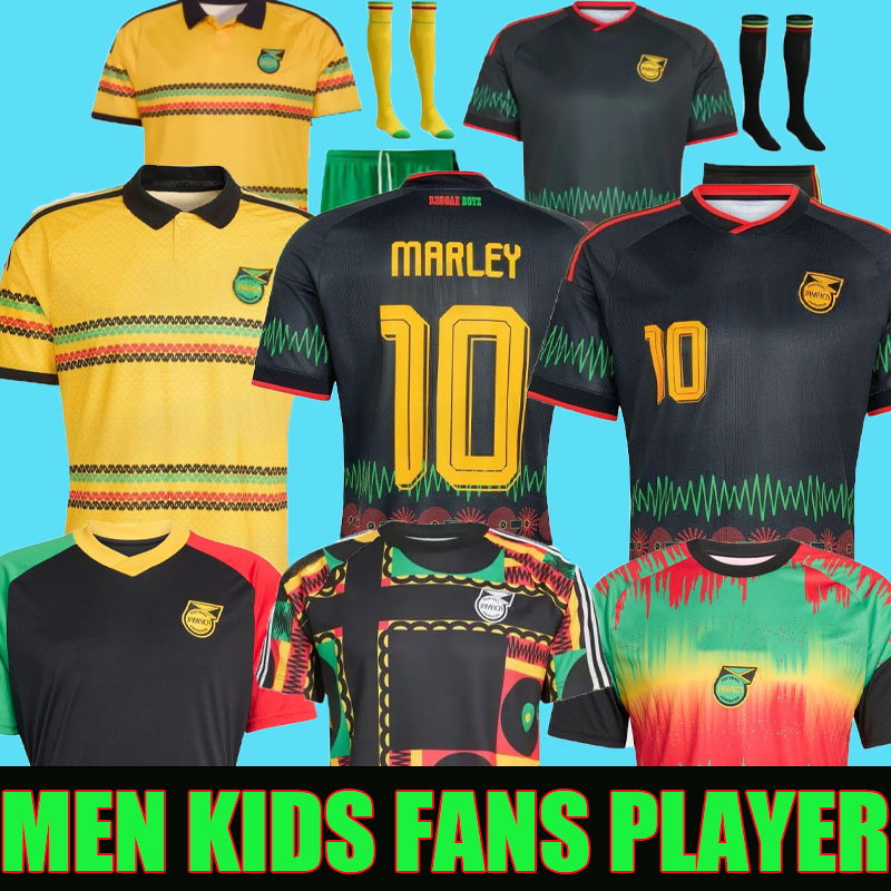 2026 Jamaica soccer jerseys 25 26 27 national football shirt team Bailey ANTONIO Nicholson MORRISON home away MEN kids maillots de foot camesitas de futol Bob Marley