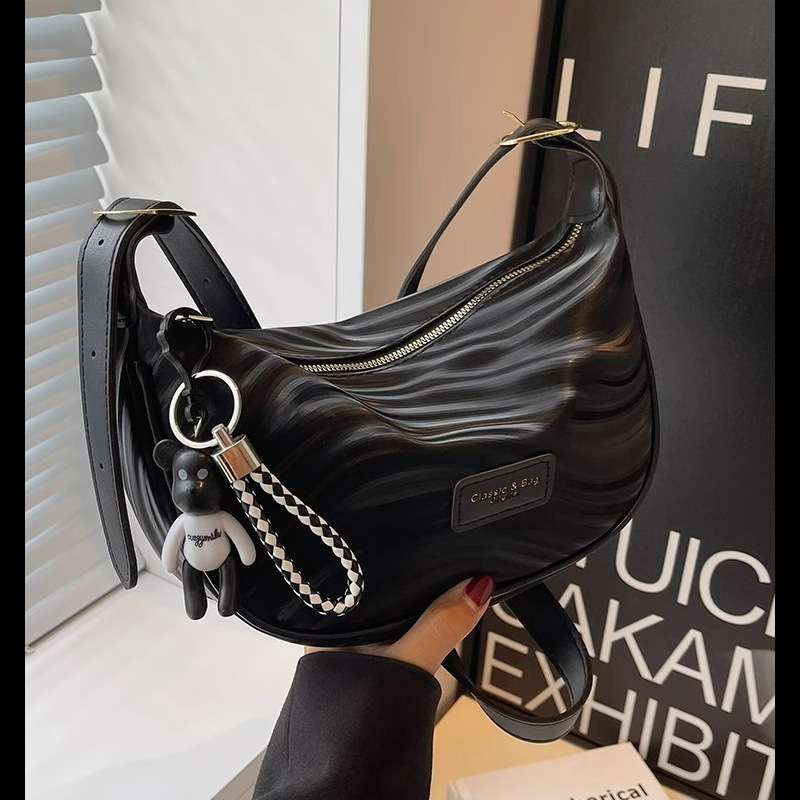 High-quality niche for women 2024 new versatile popular crossbody fashionable single-shoulder dumpling bag
