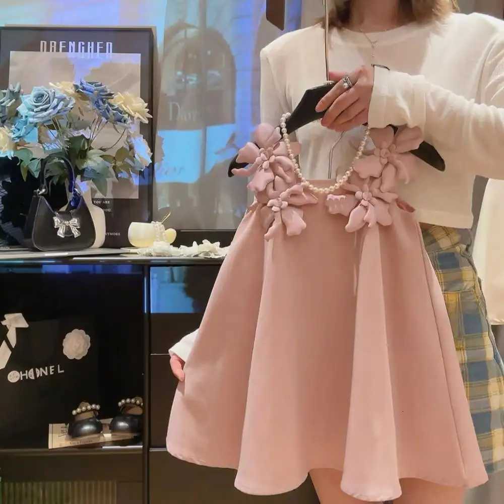 Bear Leader 2-7 Years 3D Flower Birthday Wedding Princess Dress Korean Version Sling Party Clothes Summer Girls Casual OutwearT260330