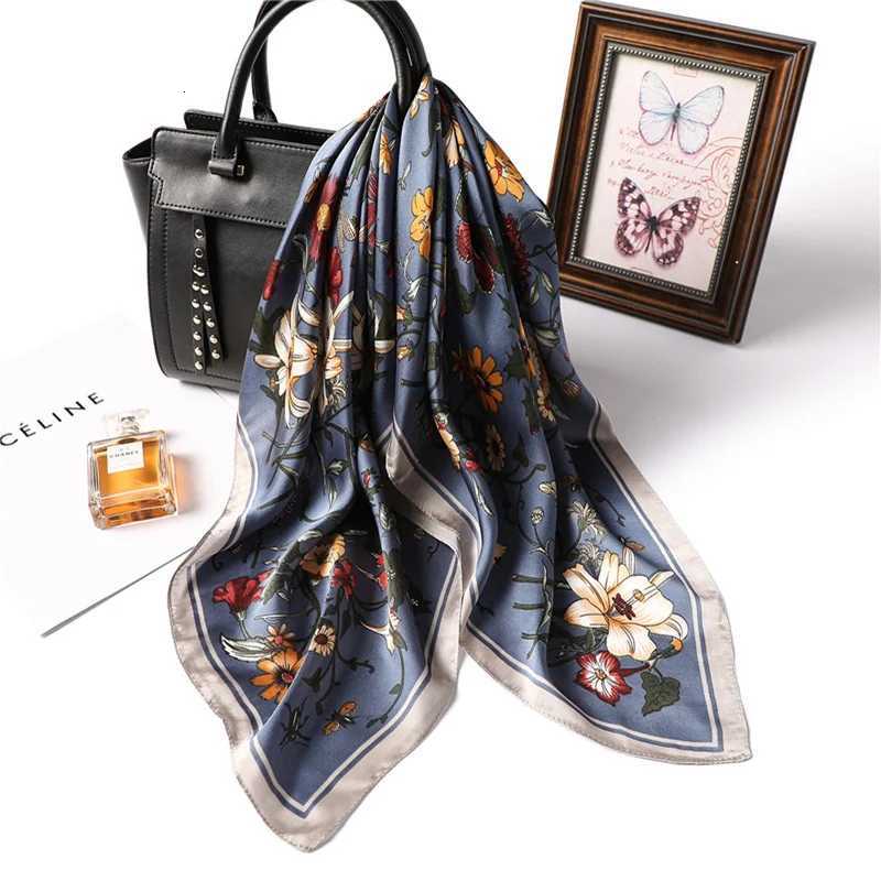 Luxury New Printed Scarves Wens Silk Scarf Spring and Summer Floral Decorations Small Neckties Hairbands Bags Wholes X2603281