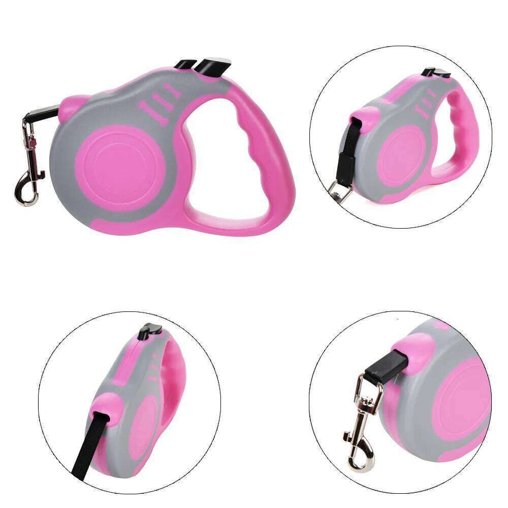 Pet Dog 3m 5m Hiking Outdoor Automatic Extending Leash For Small Large Dogs Retractable Cat Rope Chihuahua Pug Supplies