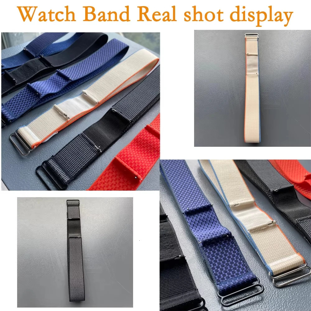 Nylon loop Band for Amazfit HelioStrap Original Wristband Armband Sport Adjustable Helio watch band 260318