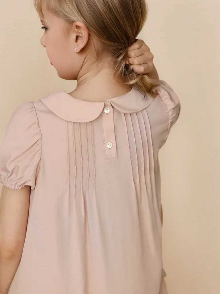 Female Child Clothes Girls Dresses Childrens Summer Short Sleeve Dress School Sundress Childrens Pink Skirt Thin for WomenT260330