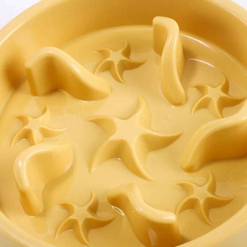 Slow Feeder Bowl for Small Dogs Cats Anti-Slip Anti-Tip Food Dish Prevent Choking Pet Feeding Supplies 26W0330