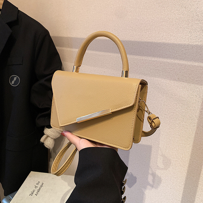 Free Shipping High Value Minimalist Handbag for Women Geometric Flap Crossbody Bag Casual Shoulder Bag with 5 Colors