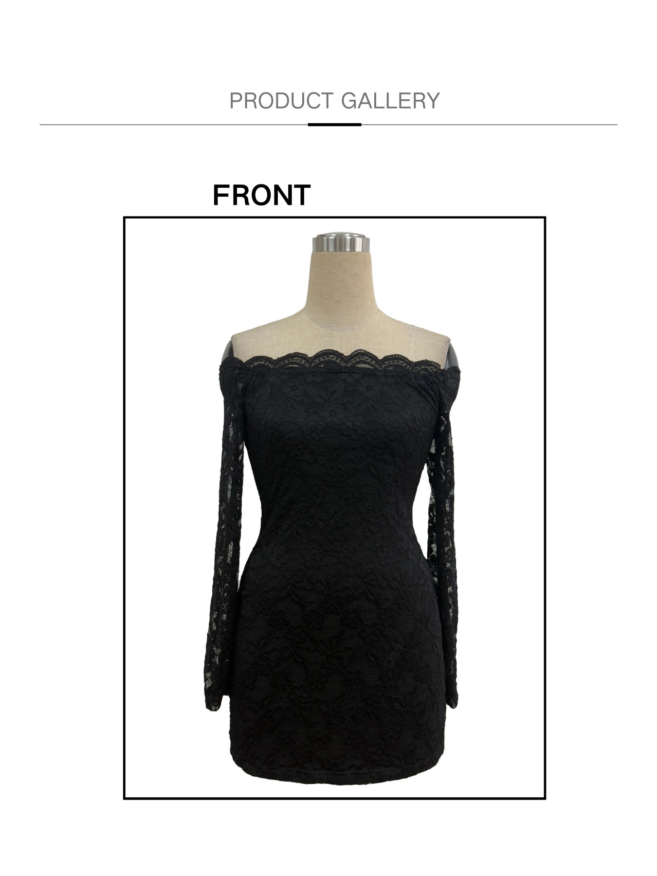 Basic & Casual Dresses Dresses 2025 Woman Lace One-length Neck Long-sleeved Slim Dress Temperament Elegant Intellect Casual Vestidos Off Shoulder Sexy