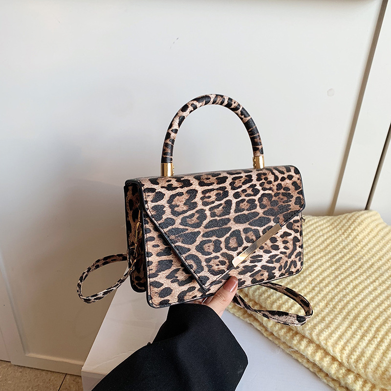 Free Shipping High Value 2026 New Niche Versatile Leopard Print Shoulder Fashion Simple Underarm Chain Personality Crossbody Bag