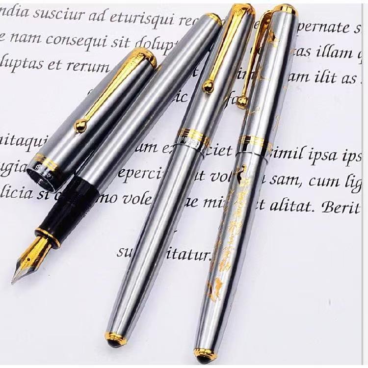 Luxury Designer Pen Wholesale Special Edition Chamonix Rollerball Ballpoint Pen Sier montblanck pen Metal Relief Office Writing Ink Fountain Pens With Seri