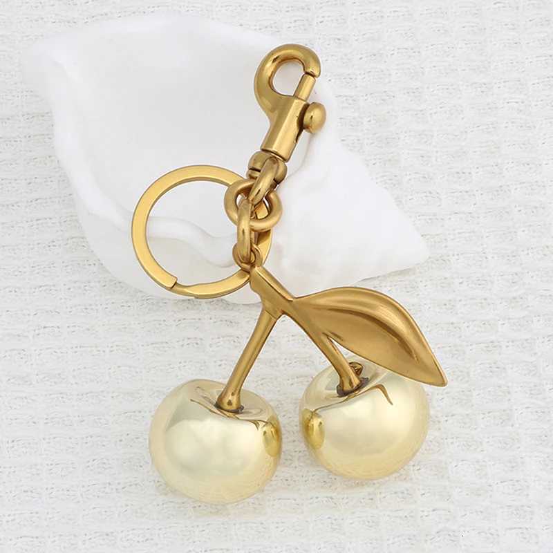 Fashion Cherry Keychain Pendant Novelty Creative Car Keychain For Women Men Exquisite Backpack Decoration Accessories Gifts Z260330