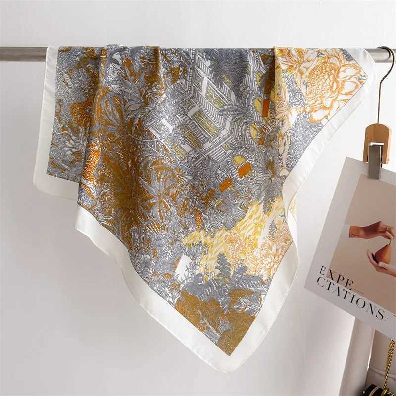 70 70cm Small Square Scarf Light and Thin Scarf High-end Shawl Small Headband Printed Small Silk Scarf Womens Z260330