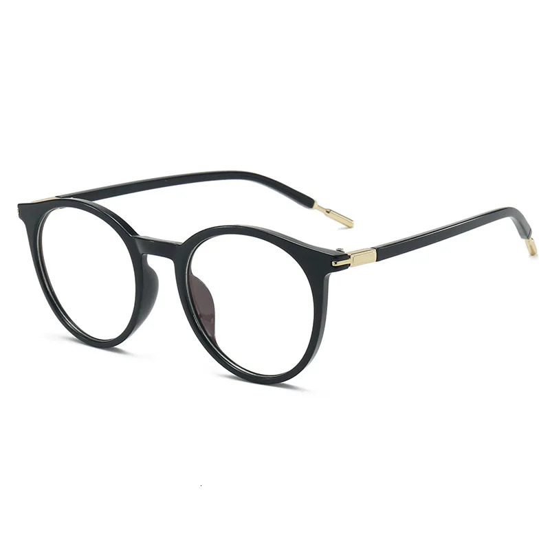 Fashion Round Myopia Optical Glasses Frame Women Vintage Large Eyeglasses Retro Anti Blue Light Computer Eyewear frames 260317