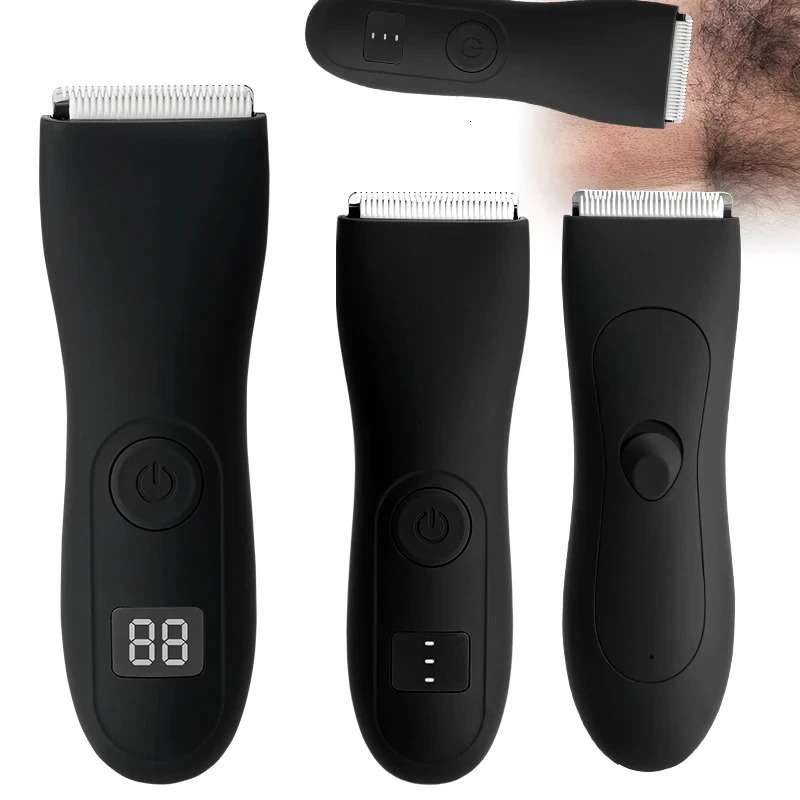 HOMEFISH Mens Body Hair Trimmer for Men Balls Women Lady Shaver Hair Removal Bikini Trimmer Groin Body Shaver 260321