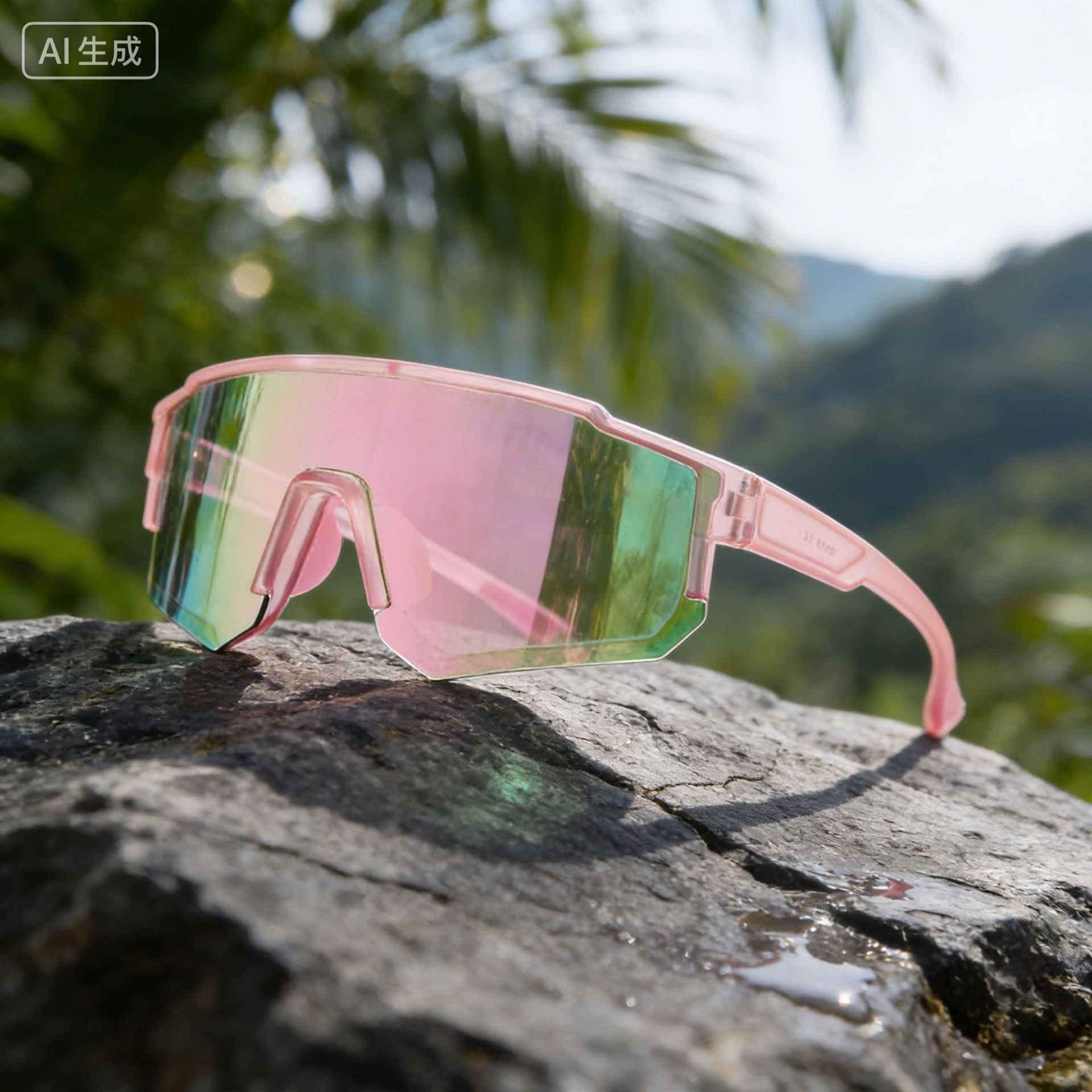Outdoor mountain climbing color changing sunglasses new sports goggles TR90 ultra light polarized riding glasses anti UV