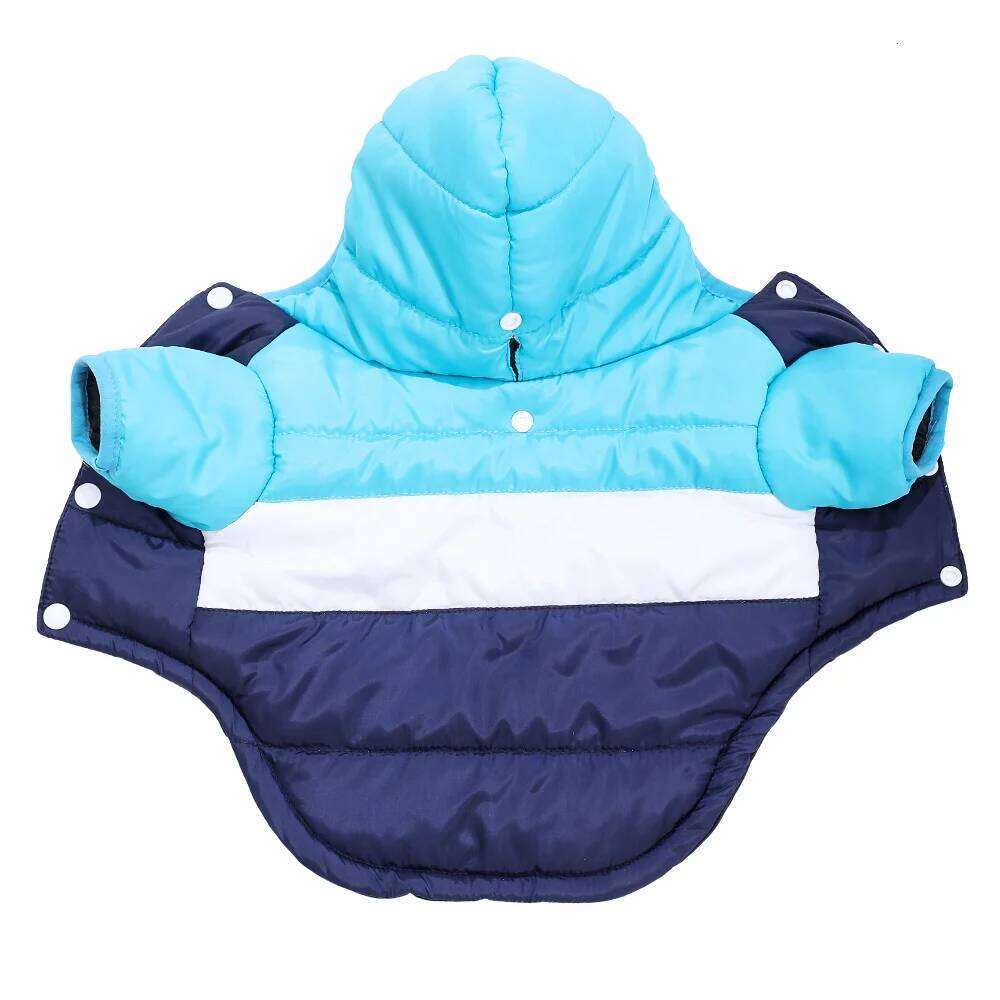 Clothes With Hooded Pet Dog Jacket Coat Warm Winter Puppy Clothing For Small Medium Dogs Cats Chihuahua Bulldog Overalls