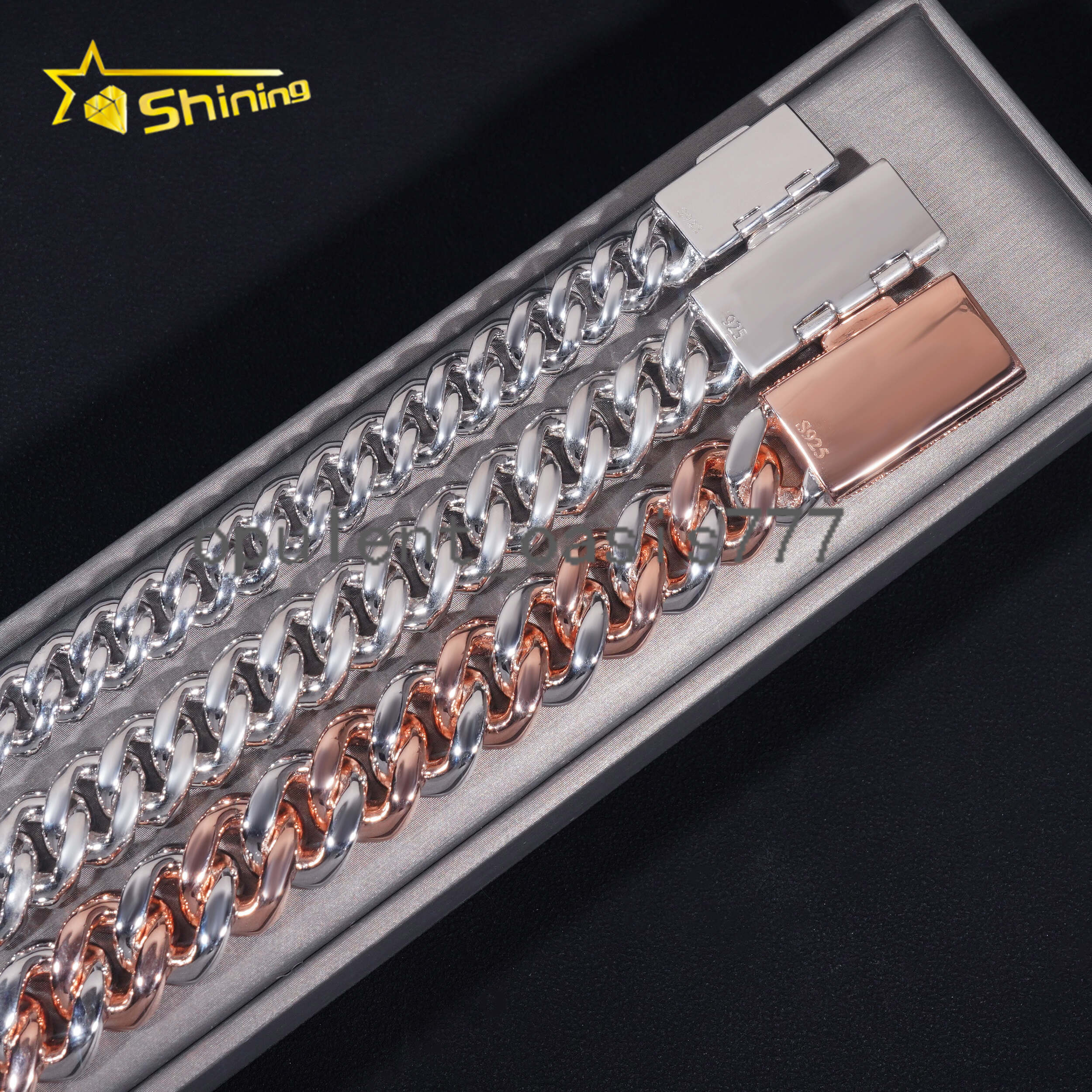 Wholesale Price 10mm 13mm 15mm Cuban Chain Silver 925 Iced Out Vvs Moissanite Diamond Hip Hop Jewelry Cuban Link Bracelet Men