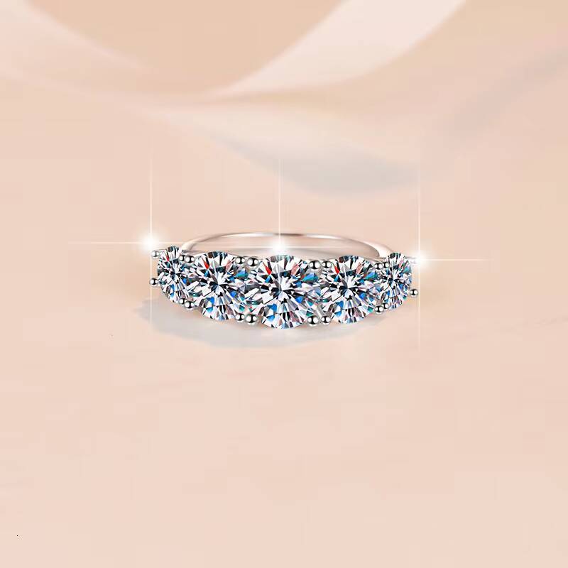 Factory Wholesale 36ct Round Cut VVS1 Fine Jewelry 925 Sterling Moissanite Rings for Women Wedding Engagement Ring Jewelry