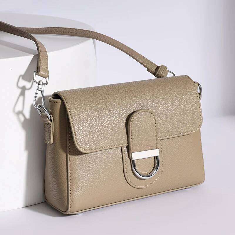Luxury Cowhide Crossbody For Women Travel Handbag Fashion Shoulder Messenger Ladies Small Flap Bag QIBALIANGPIN