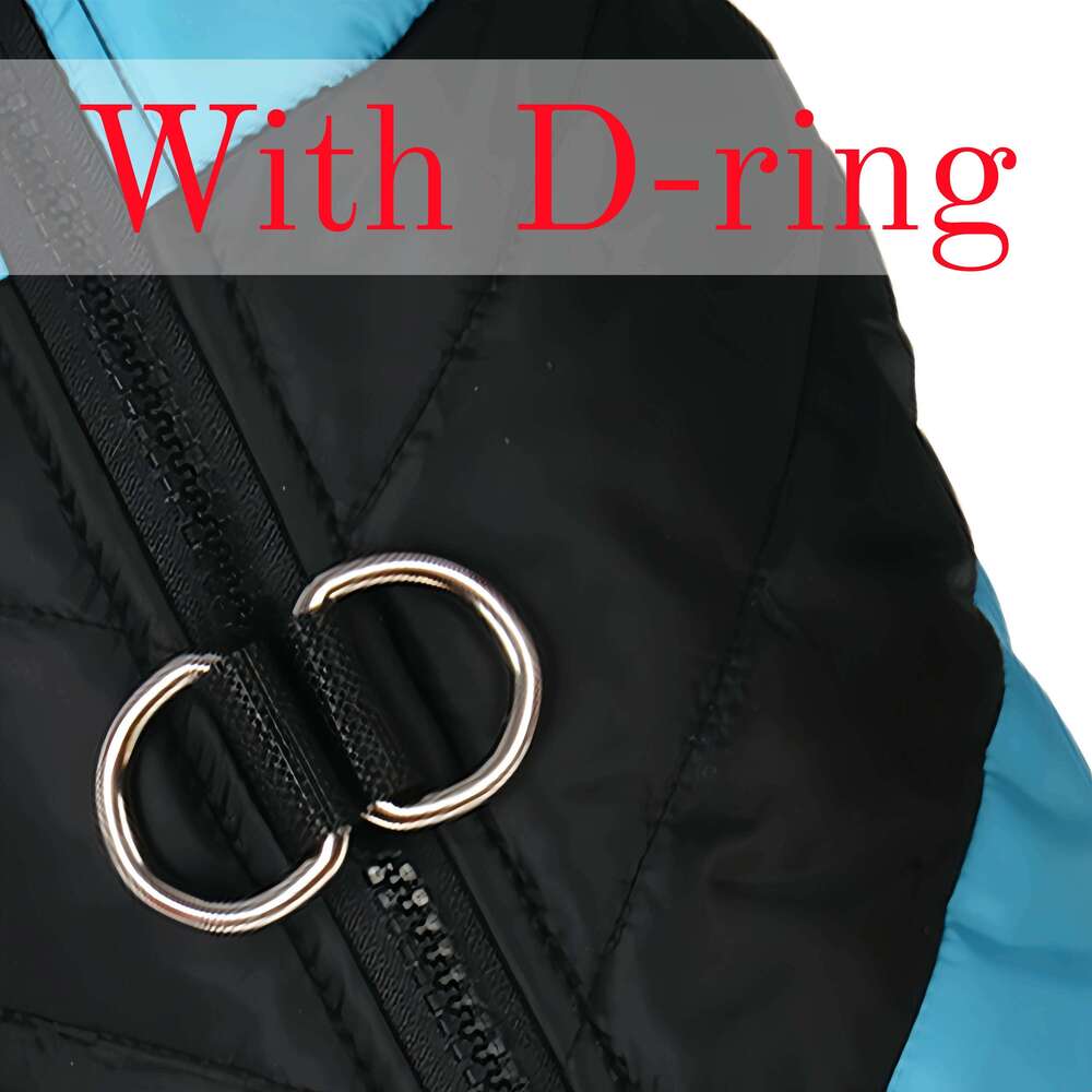 Waterproof Pet Dog Coat For Small Medium Dogs Cats Warm Winter Puppy Jacket Windproof Outfits With D-ring French Bulldog Costume