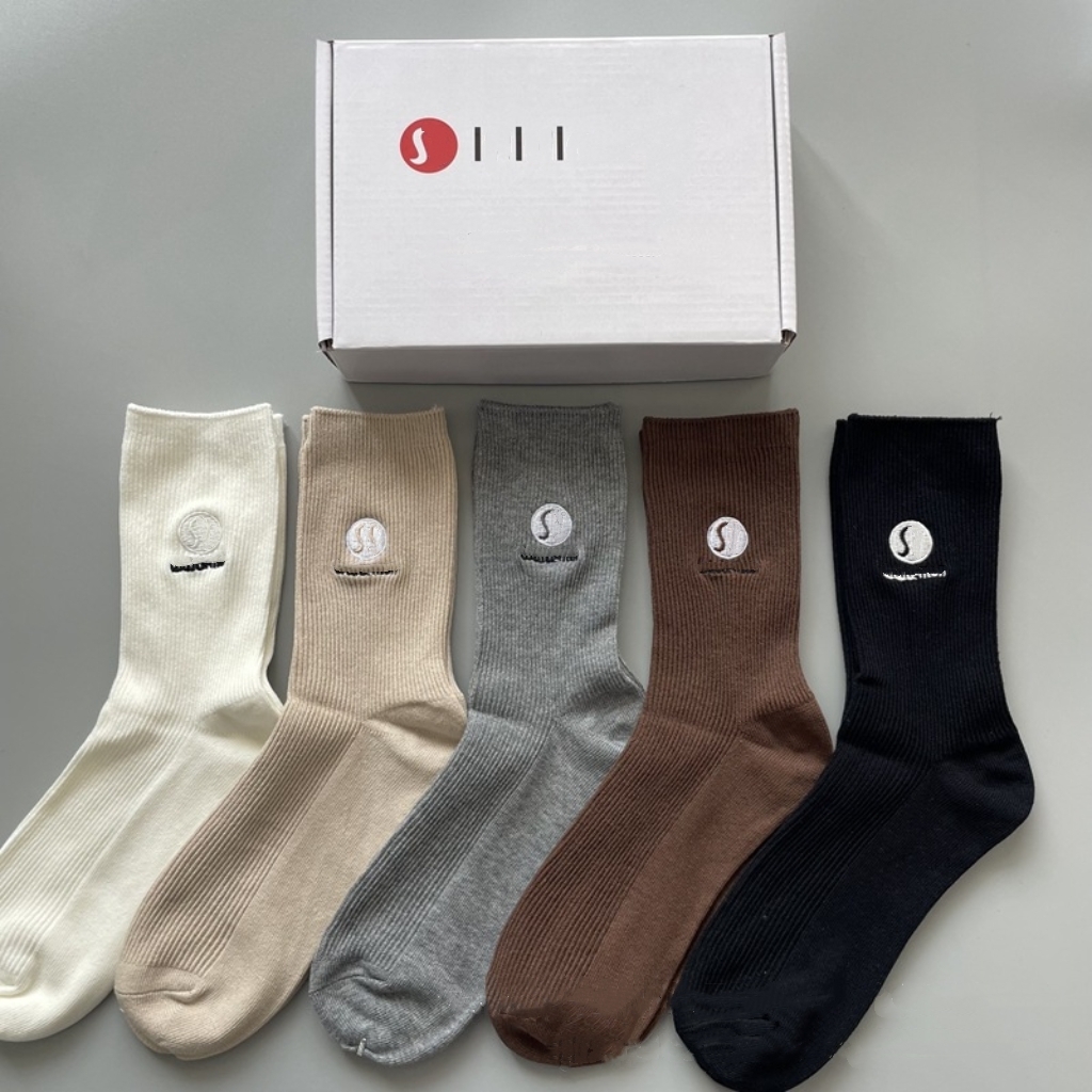 socks designer 5 pairs Yoga Socks Length Sock Womens Cotton Gym Sports Socks 5 designer socks Classic Academic Style Sock short middle long socks men's socks