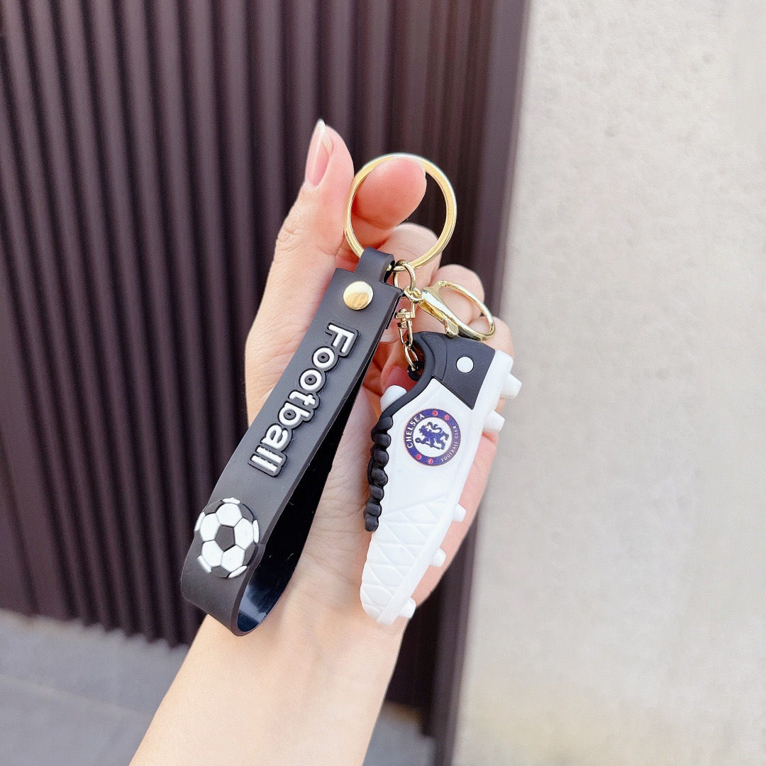 free shipping New World Cup Soccer Boot Keychain, Sports Shoe Pendant for Backpack & Car Keys, Boys Fans Small Gift Accessory
