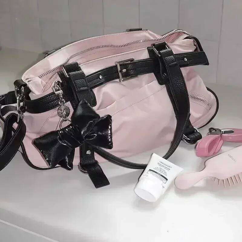 Y K Large Capacity Pink Travel Crossbody Women Versatile Leopard Print Shoulder Bag New Trend Sports Gym Handbag XIU LAI SI