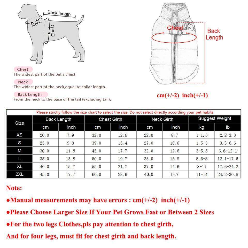 Clothes With D-ring Pet Jacket Coat For Small Medium Dog Winter Windproof Puppy Costumes Cat Warm Clothing Chihuahua Pug