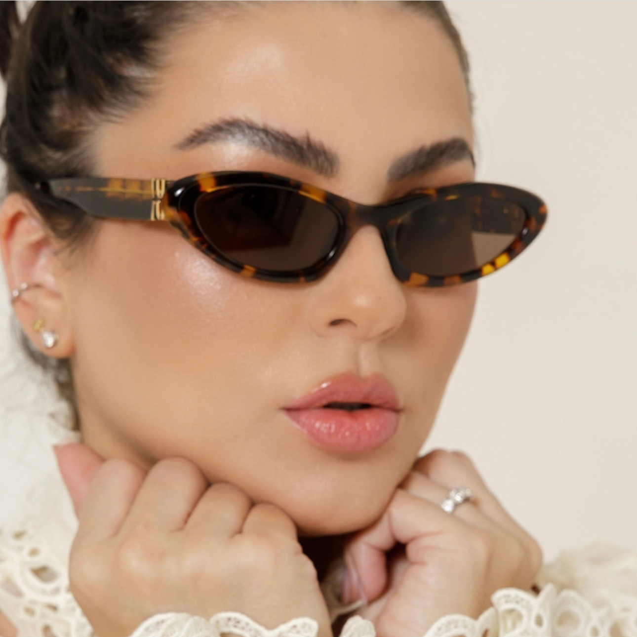 Leopard Sunglasses Cat Eye Designer Women Sunglasses Female Men For UV Sun Glasses 6149 Top Quality With box