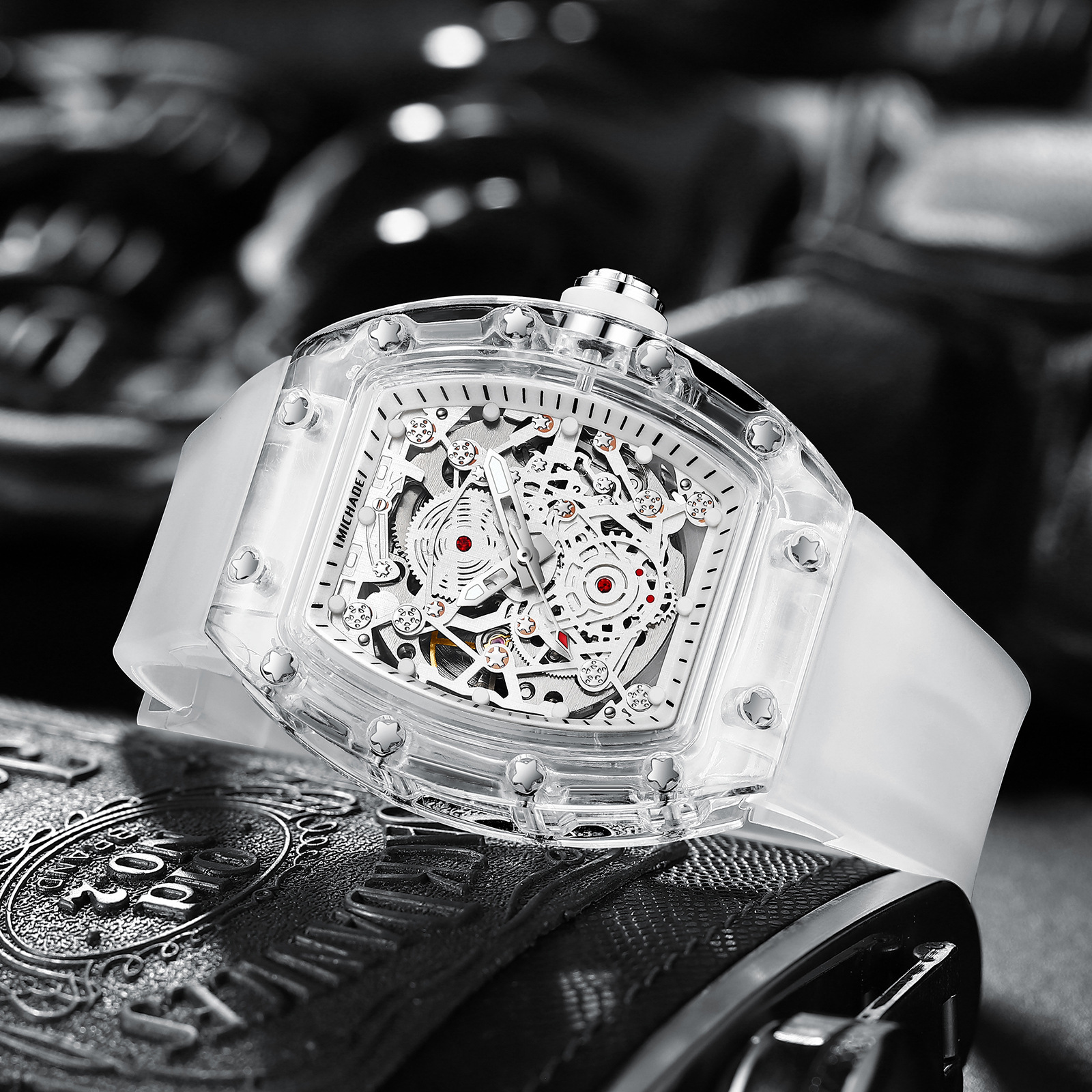 Watches Men Designer Chic Elegant Sports Moissanite Fashion Swimming Reloj Hombre Homme Montre De Luxe
