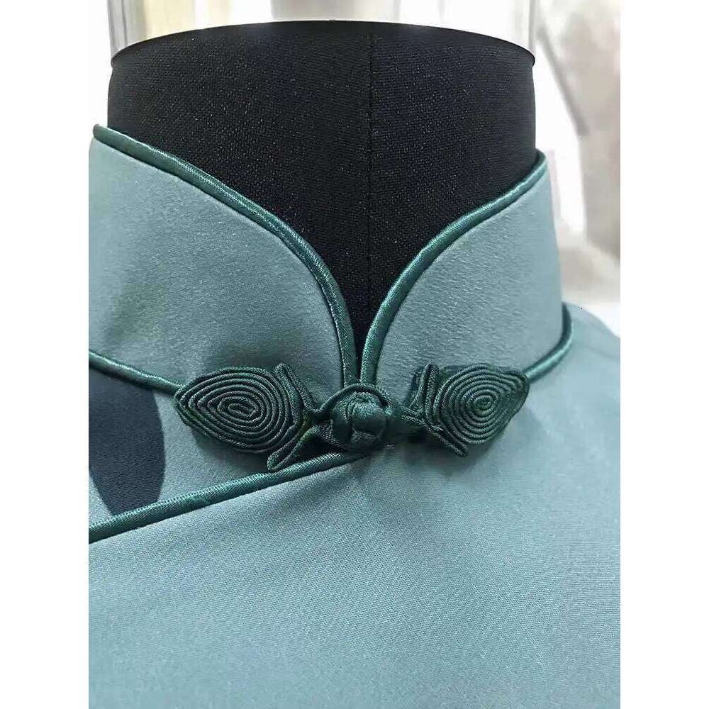 Tang Wei Movie Lust, Caution Long Cheongsam Hong Kong Style Luxury Women Qipao Cheongsam Long Dress MAKOUFEI