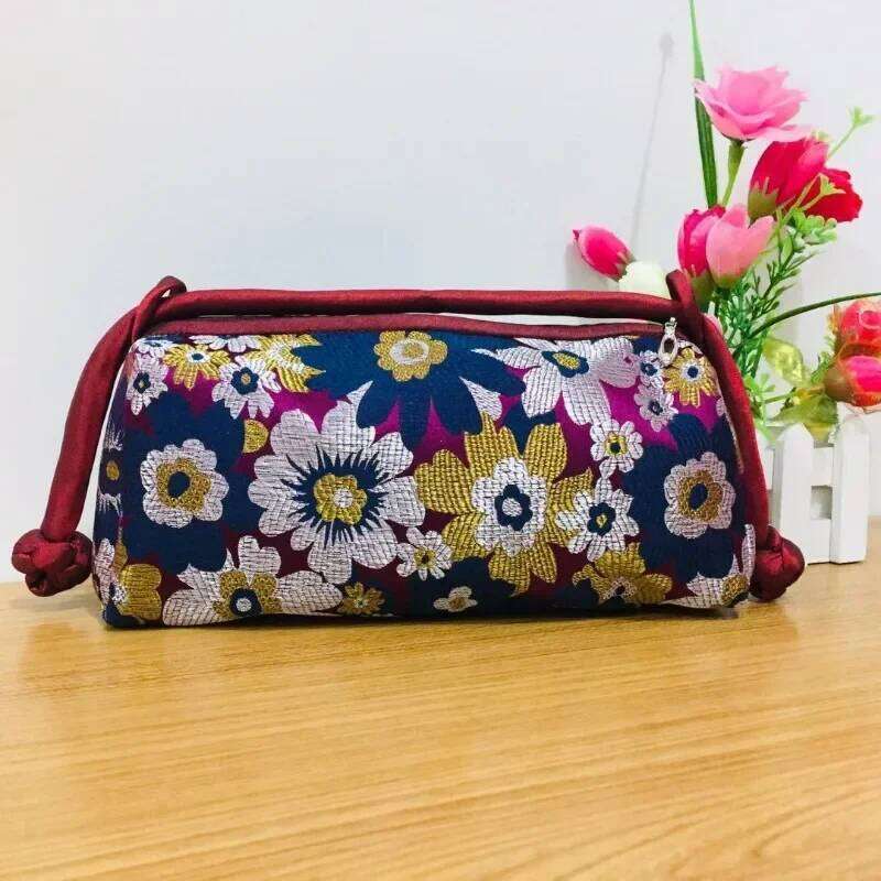 Chinese Embroidery Fashion Luxury Chinese Style Silk Bag Women Handbag Japanese Hand Embroidery Totes Cheongsam Female Cosplay Bags Clutch Purses Clut