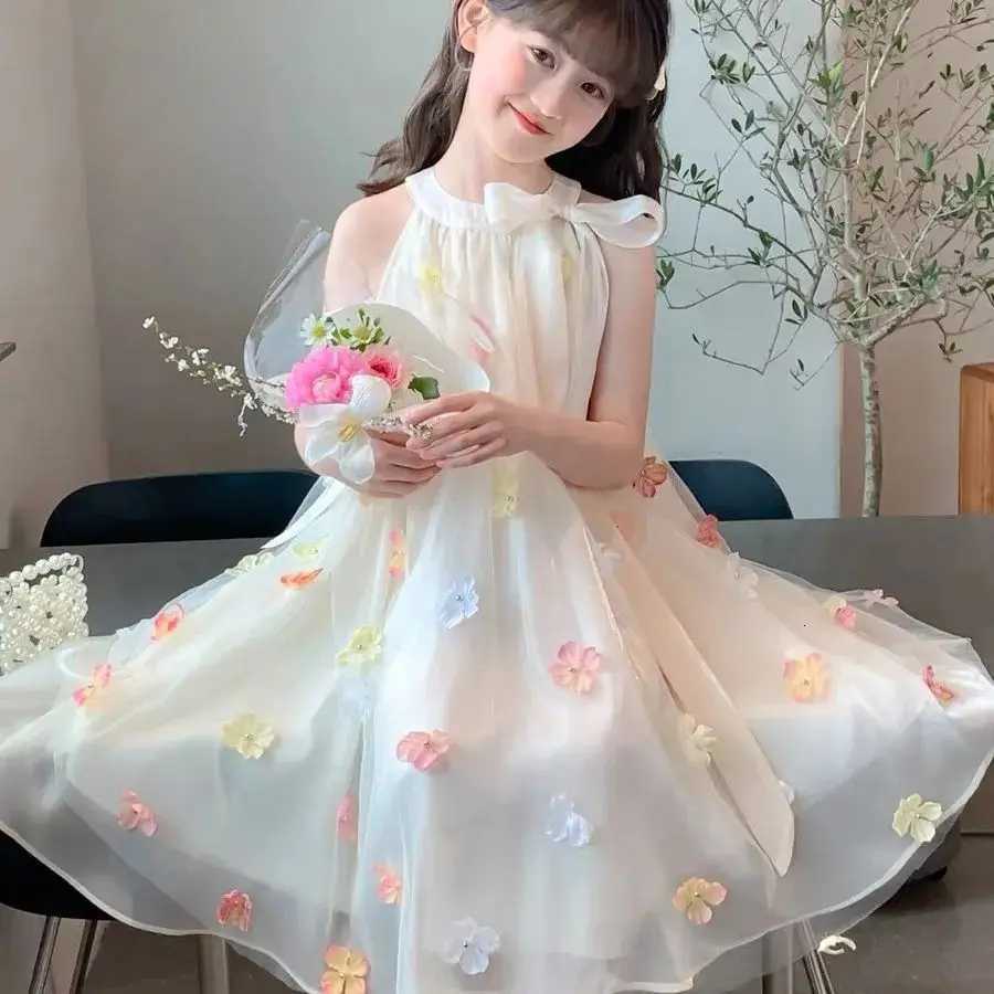 Summer Mesh Vest Dress for Kids Princess Girl Dresses Korean Reviews Many Girls Clothes From 5 6 Years Womens 11 12 Old 8 10 14T260330