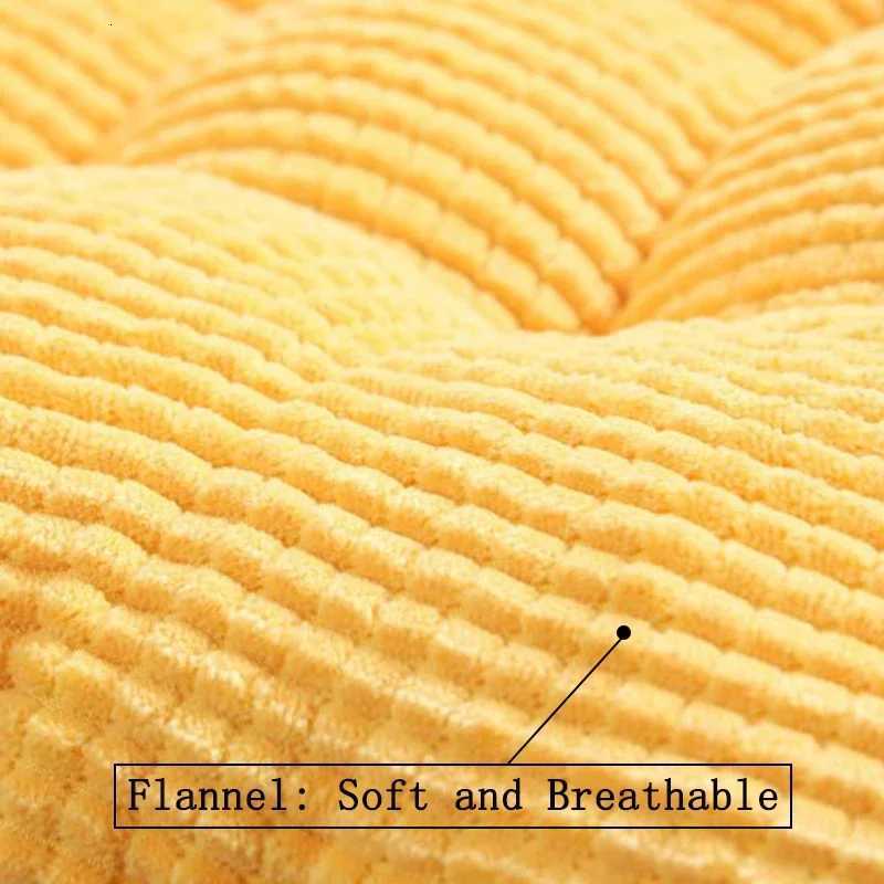 40x40cm Flannel Chair Seats Cushion Plaid Cotton Cushion Comfortable Office Computer Chair Backrest Sofa Square Cushion Pillows H260330 - view 3