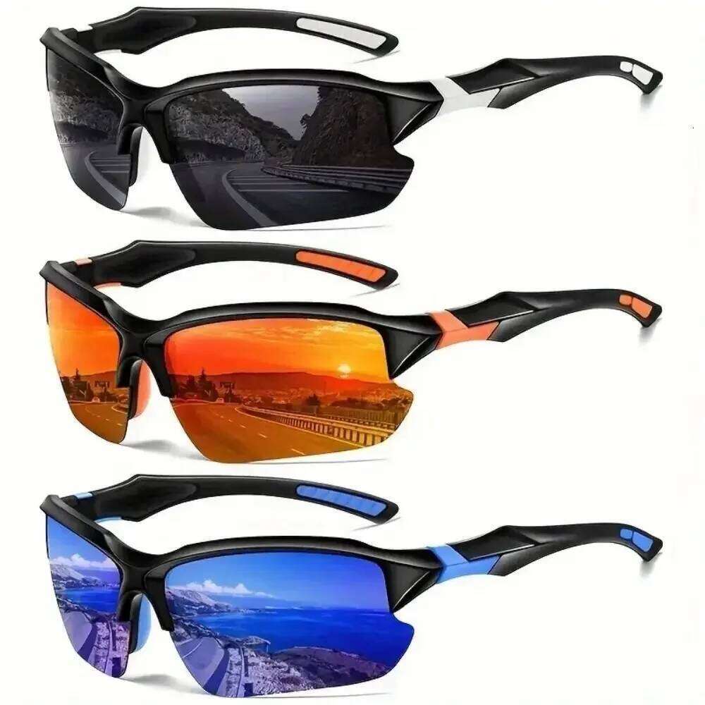 UV400 Polarized Sunglass Sunglasses Lens UV Resistant Cycling Glass Fashion Comfortable Outdoor Sport Goggle Men 26Y0330