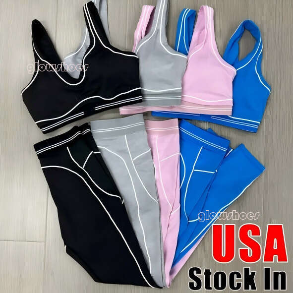 Designer Yoga Set Heart Throb Sports Bra & High Waist Leggings Women Gym Outfits 2 Piece Scuplt Fitness Wear Shaping Shorts Running Tracksuit