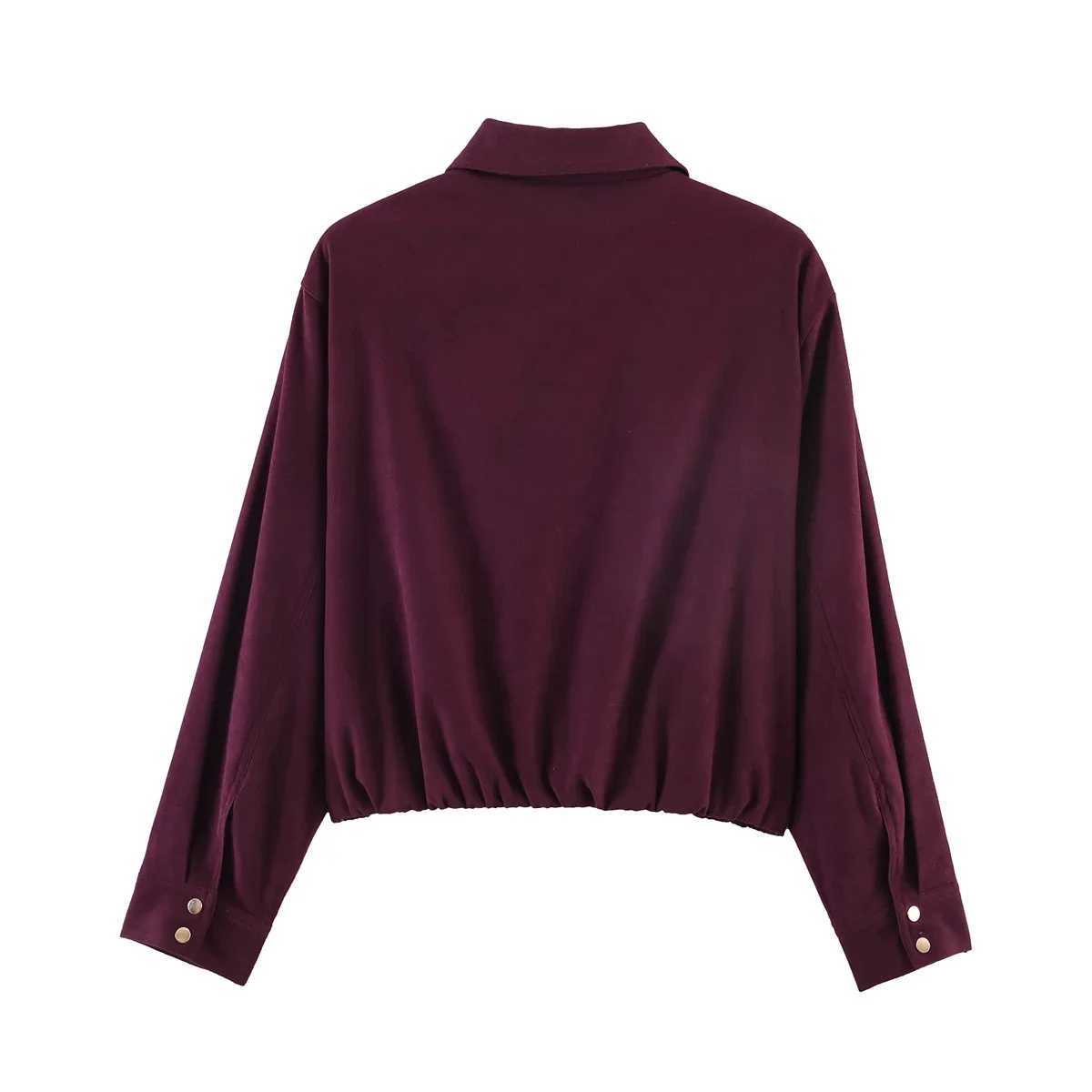 Women Short Jacket 2026 Spring Autumn Suede Fashion Trend Coat Casual New Female Zipper Streetwear Outwear JacketsT260328