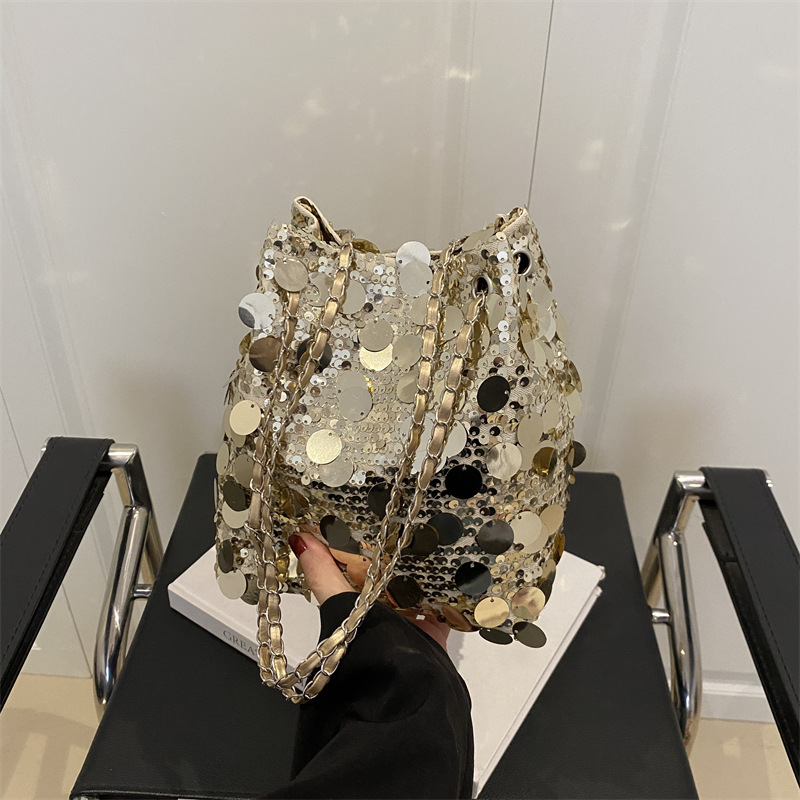 Free Shipping High Value Sequin Evening Bag for Women Shiny Mini Crossbody Bag Sparkly Clutch Purse