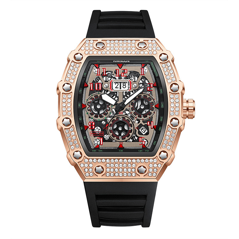 Watches Men Designer Stainless Steel Watch Band Classic Fashion Horloge Moissanite Sports Running Reloj Hombre Homme Montre De Luxe