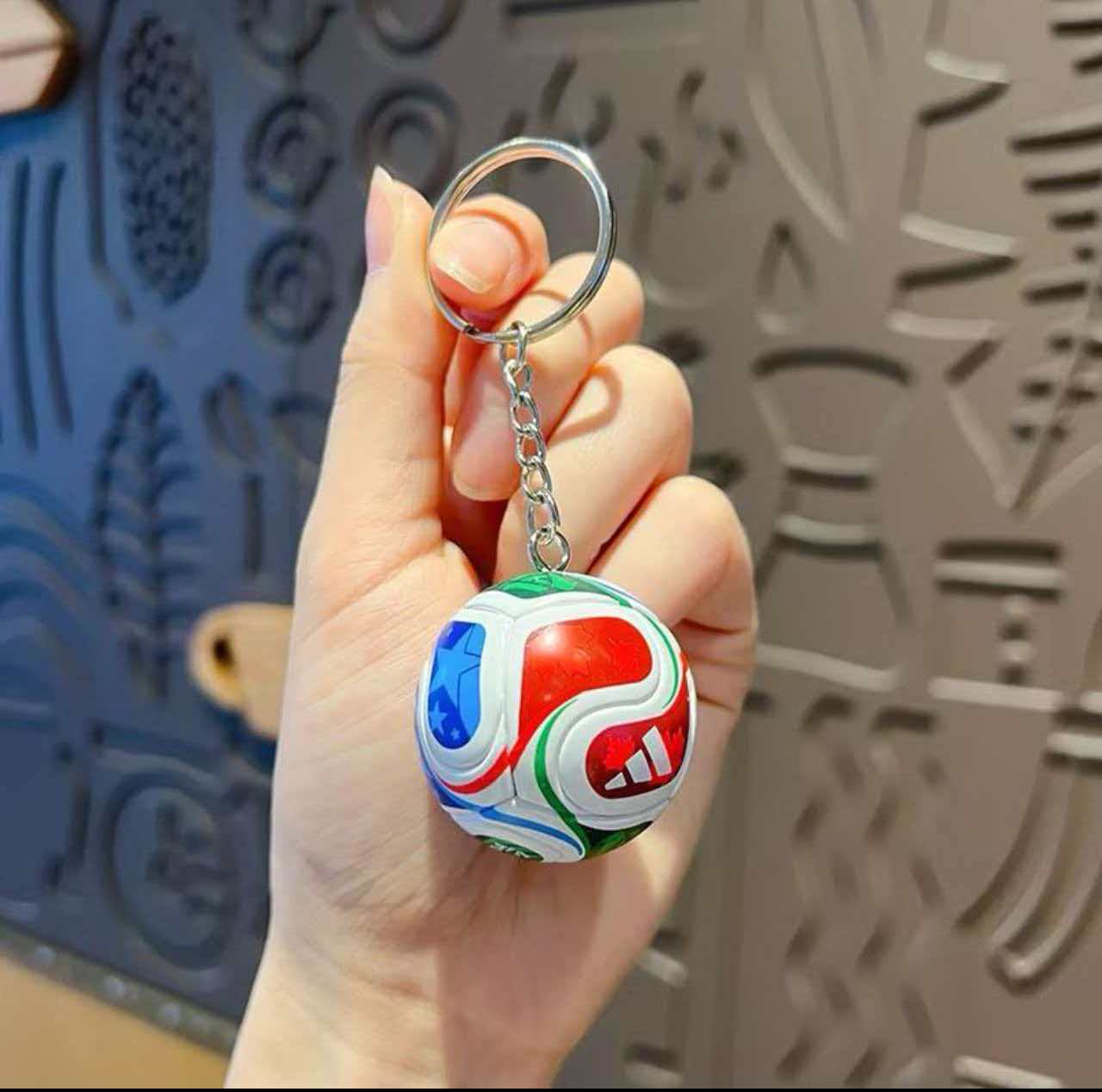 2026 World Cup Soccer Keychain, Simulated Football Pendant, Fans Commemorative Small Gift