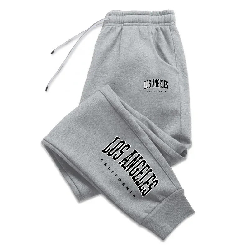 Los Angeles Womens Mens Sweatpants Elastic waist Casual Outdoors Jogging Pants High Quality Fashion Versatile Sport Trousers 260330