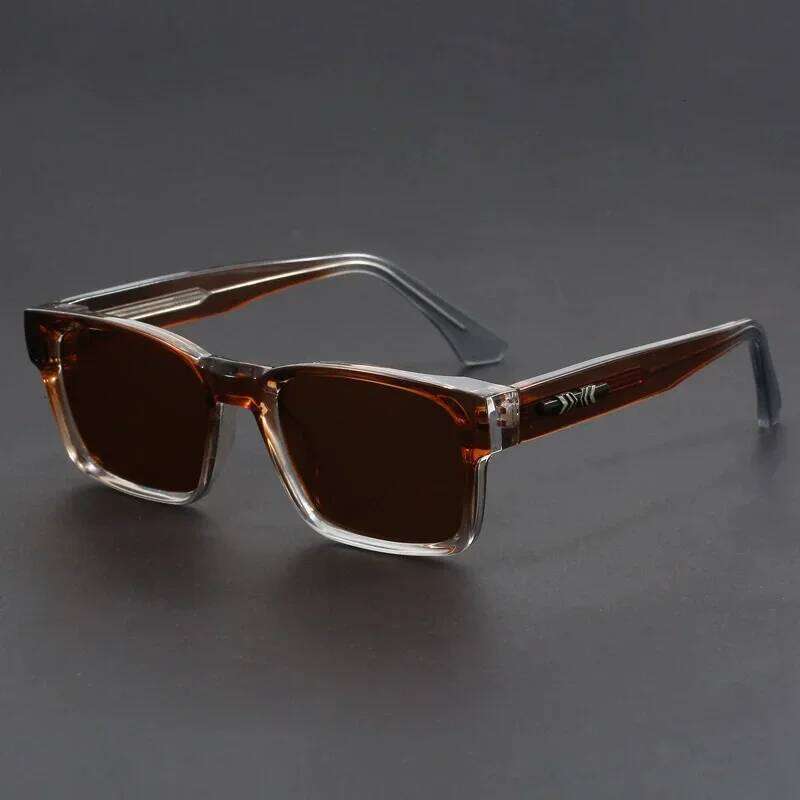 New Men's Advanced Ultra Light Coarse Frame Fashion Square Sunglasses Women Men Trendy Anti Mist Outdoor Driving Shades UV400 26Y0330
