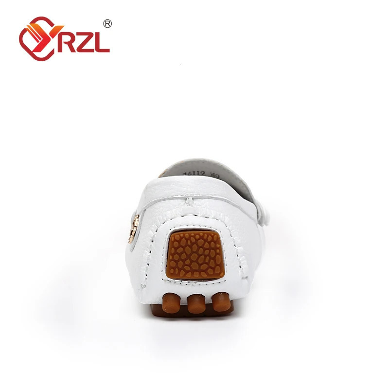 YRZL Shoes Men Handmade PU Leather Loafer Casual Driving Flats Slip-on Shoes Comfy Moccasins White Loafers Shoes for Men 260330
